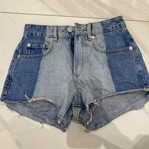 Denim shorts